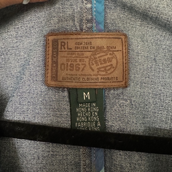 Vintage Ralph Lauren Hooded Denim Chore Jacket - Picture 7 of 8